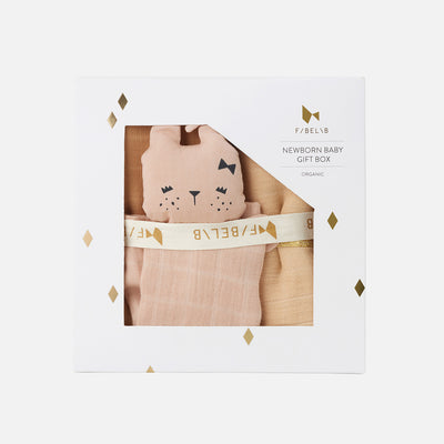 Newborn Cotton Baby Gift Box - Wheat Mix