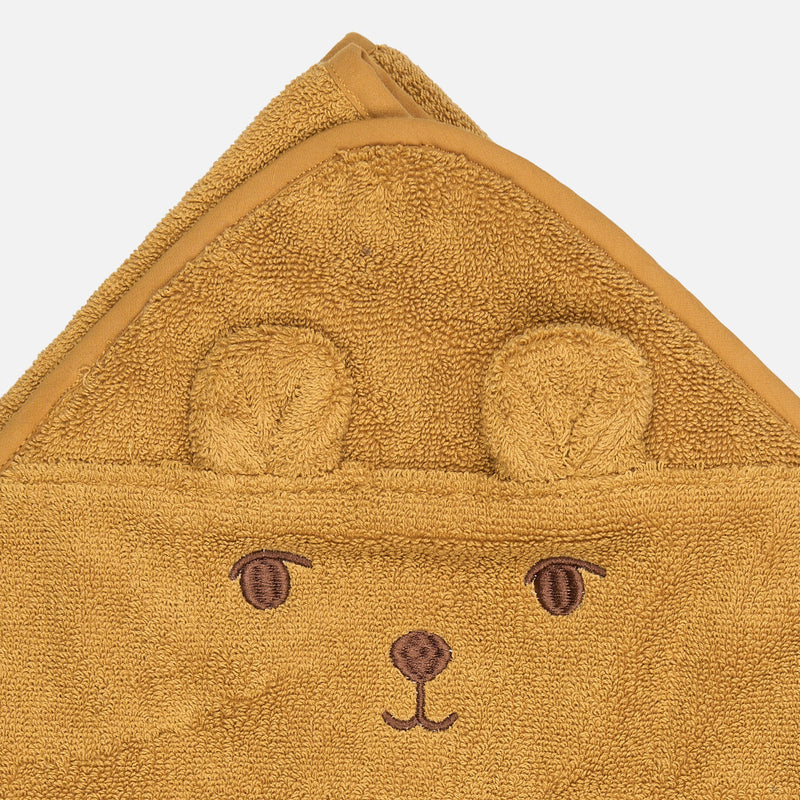Cotton Bear Towel - Wood Thrush