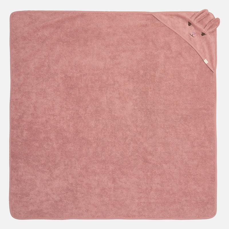 Cotton Bunny Towel - Ash Rose