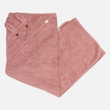 Cotton Bunny Towel - Ash Rose