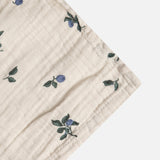 Cotton Muslin Swaddle - Blueberry