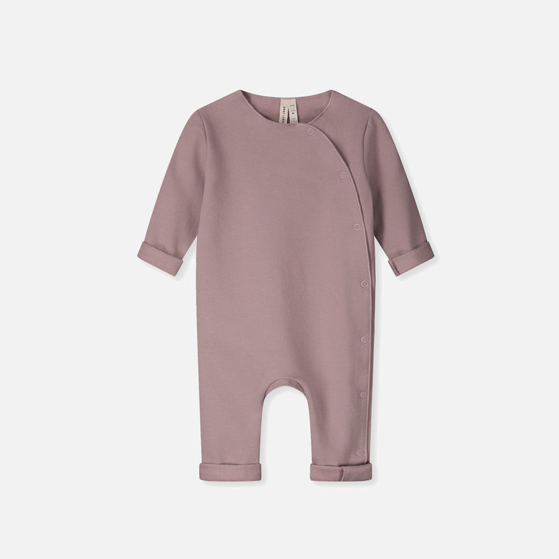 Baby Cotton Wrap Babysuit - Berry
