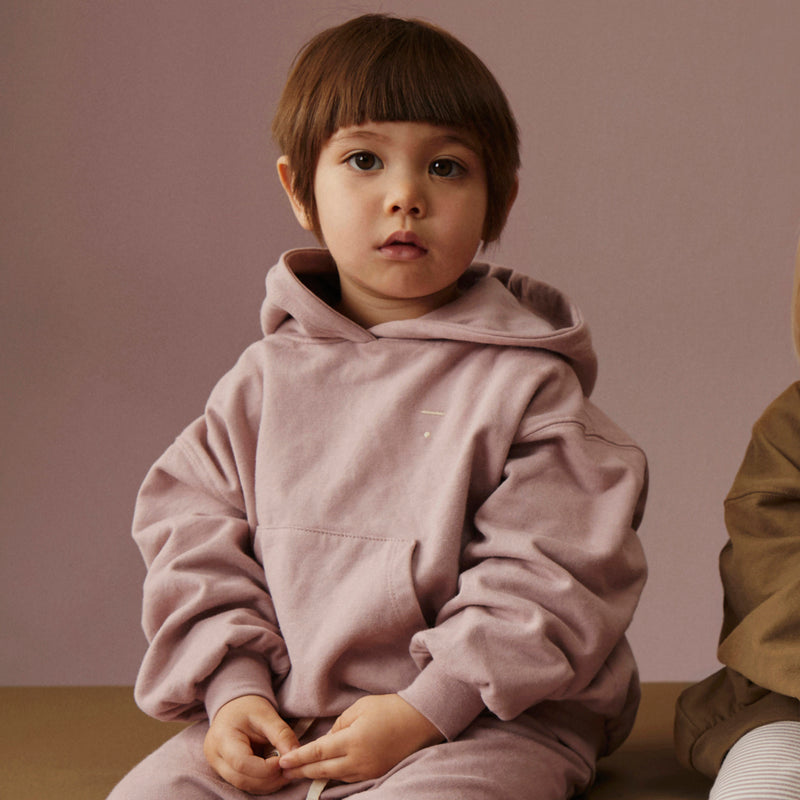 Cotton Hoodie - Berry