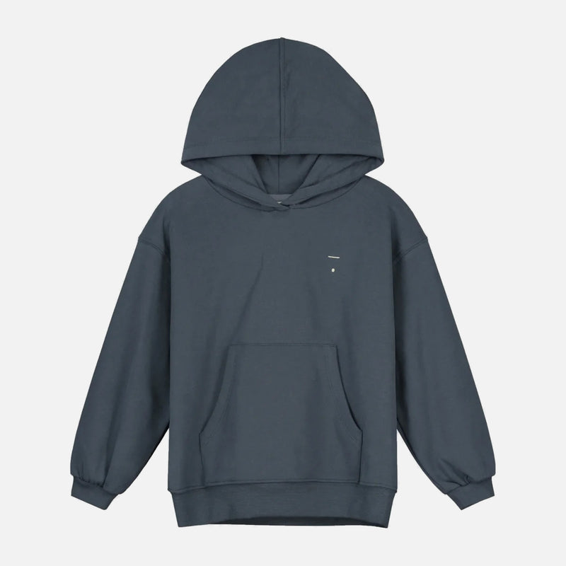 Cotton Hoodie - Blue Grey