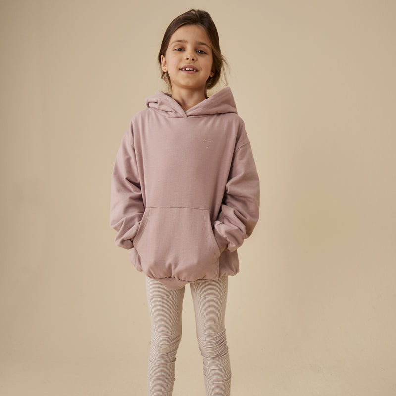 Cotton Hoodie - Berry