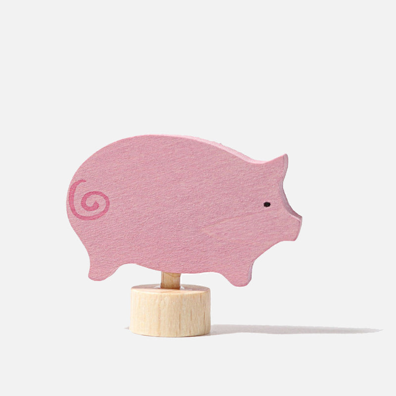 Wooden Animal Figures For Celebration Ring - More Options