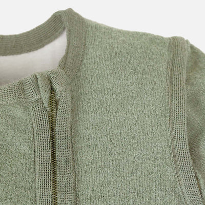 Baby & Kids Boiled Merino Wool Sleeping Bag w/Removeable Sleeves - Sage