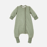 Baby & Kids Boiled Merino Wool Sleeping Bag w/Removeable Sleeves - Sage