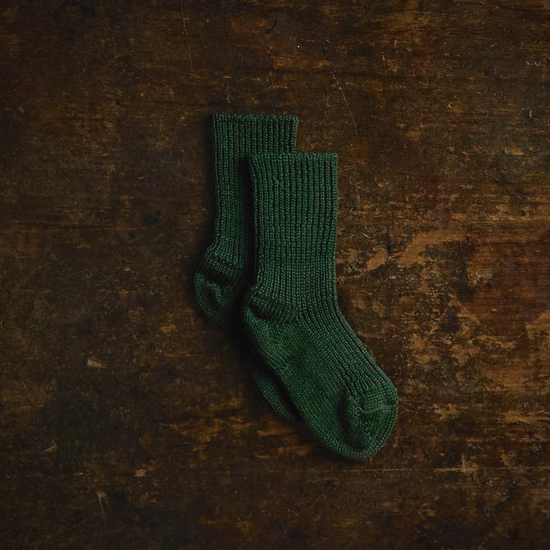 Baby & Kids Wool Socks - Forest
