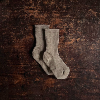 Baby & Kids Wool Socks - Walnut Melange