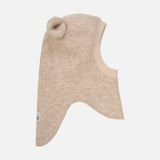 Baby & Kids Wool Felt Bear Balaclava - Sand Melange