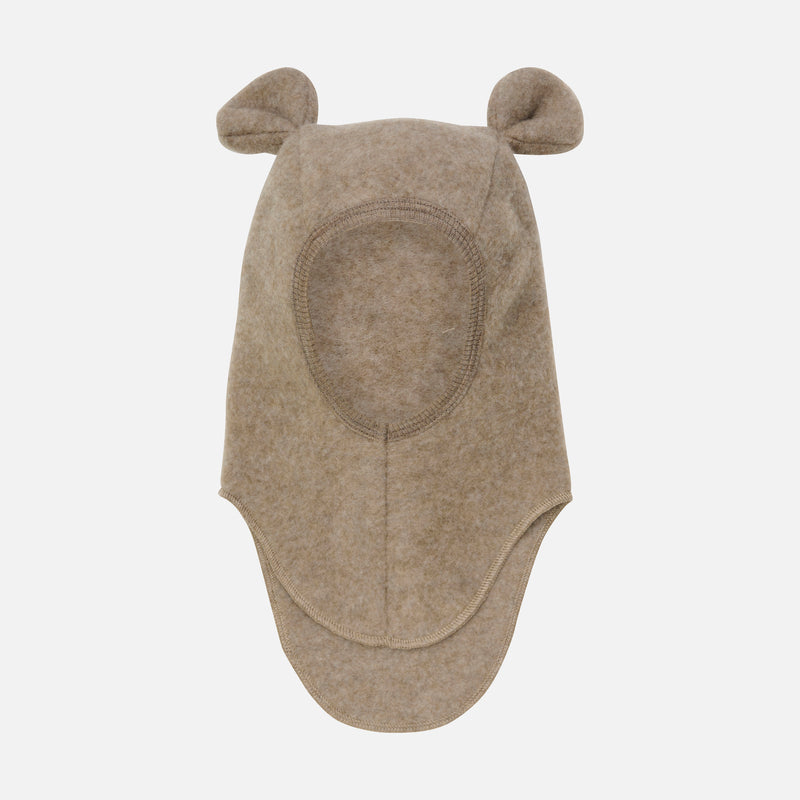 Baby & Kids Wool Fleece Bear Balaclava - Savannah Melange