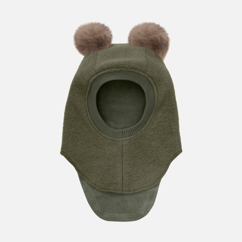 Baby & Kids Wool Felt Pom Pom Balaclava - Beetle