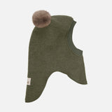 Baby & Kids Wool Felt Pom Pom Balaclava - Beetle