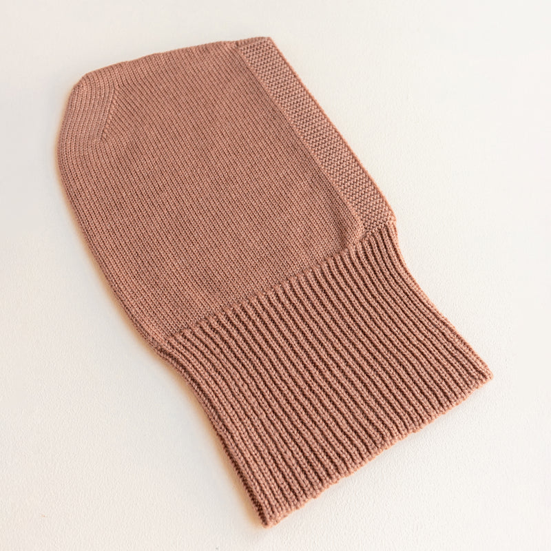 Baby & Kids Merino Wool Eddy Balaclava - Terracotta