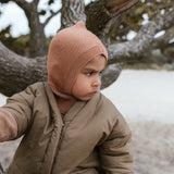 Baby & Kids Merino Wool Eddy Balaclava - Terracotta