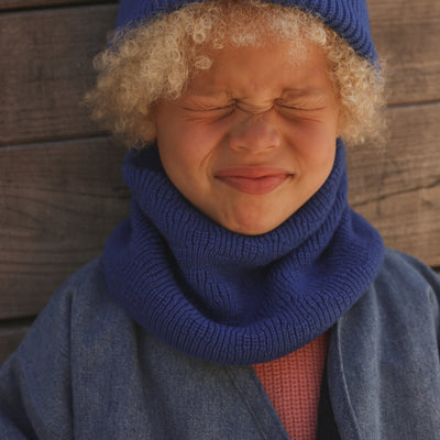 Baby & Kids Merino Wool Gigi Snood - Cobalt Blue