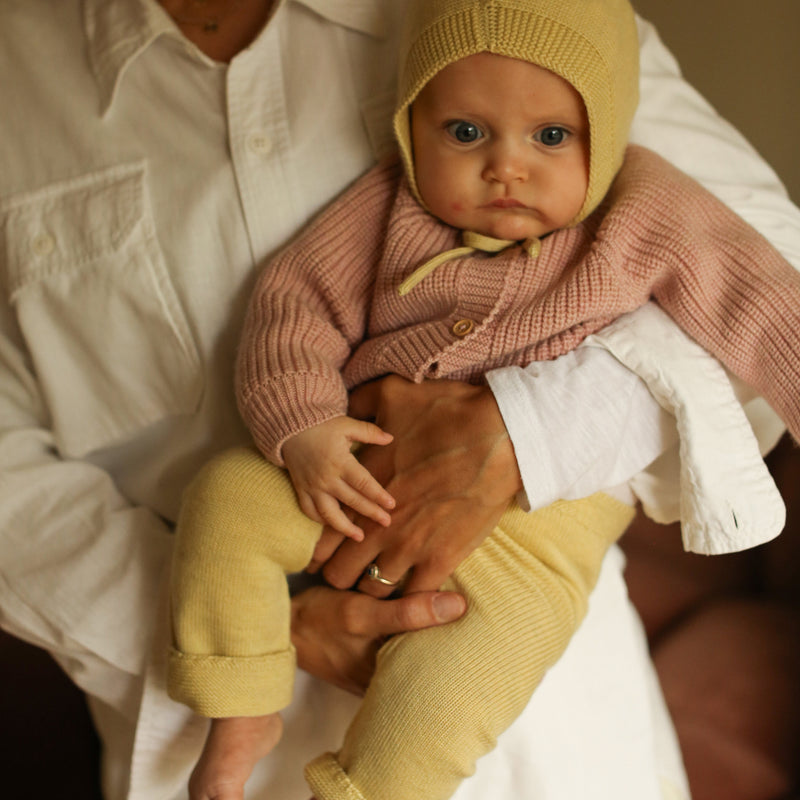 Baby & Kids Merino Wool Guido Pants - Light Yellow