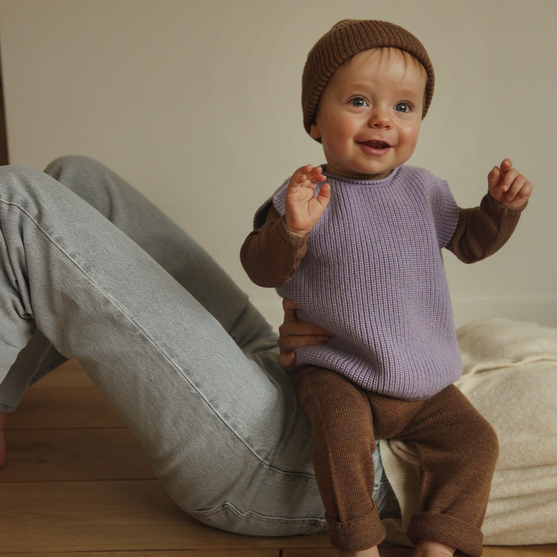 Baby & Kids Merino Wool Guido Pants - Mocha