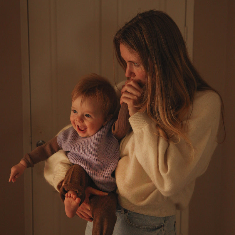 Baby & Kids Merino Wool Harvey Vest - Lilac