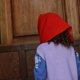 Adult's/Bigger Kids Merino Wool Josephina Scarf - Red