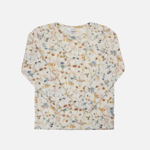 Merino Wool LS Top - Autumn Floral