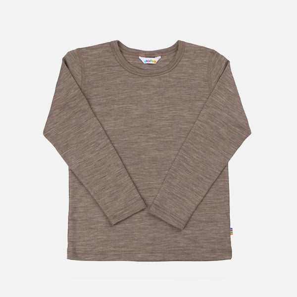Merino Wool/Silk LS Top - Birch