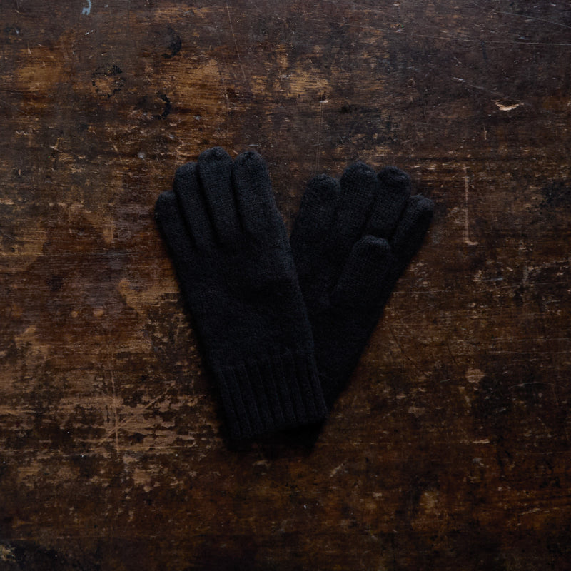 Women's Merino Wool Gloves - Black