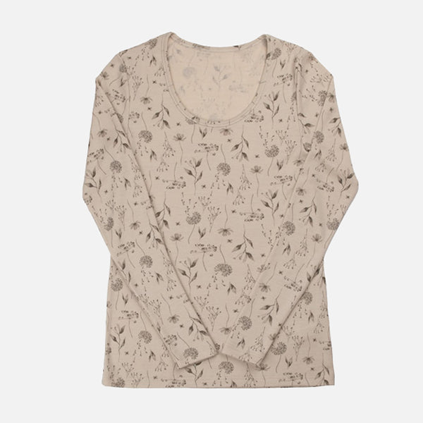Women's Merino Wool LS Top - Dandelion