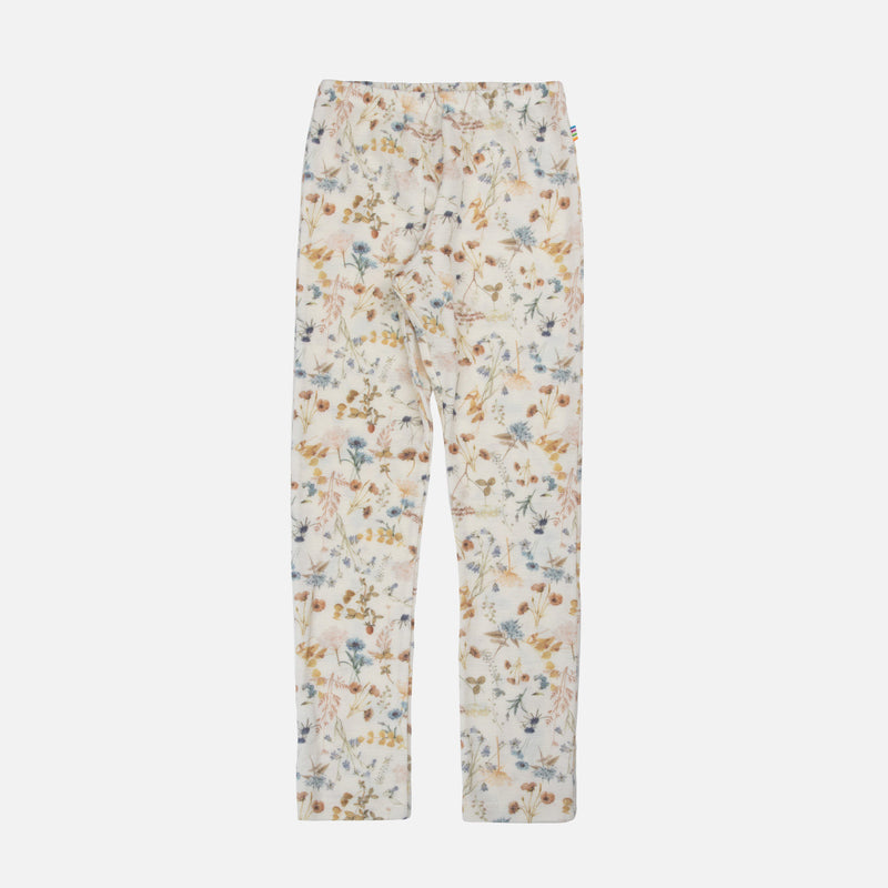 Merino Wool Leggings - Autumn Floral