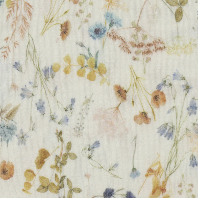 Merino Wool LS Top - Autumn Floral