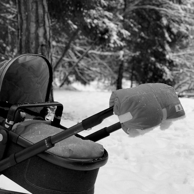 Cotton/Sheepskin Buggy Hand Warmer - Dark Anthracite