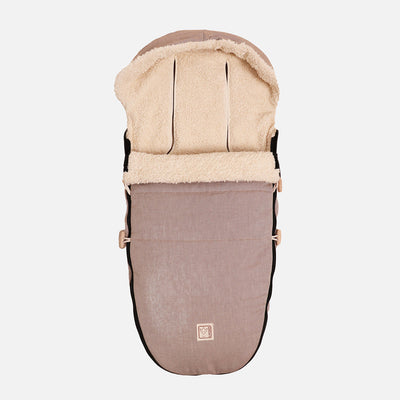 Cotton Footmuff - Brown/Nature