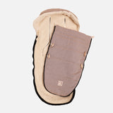 Cotton Footmuff - Brown/Nature