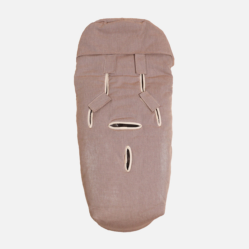 Cotton Footmuff - Brown/Nature