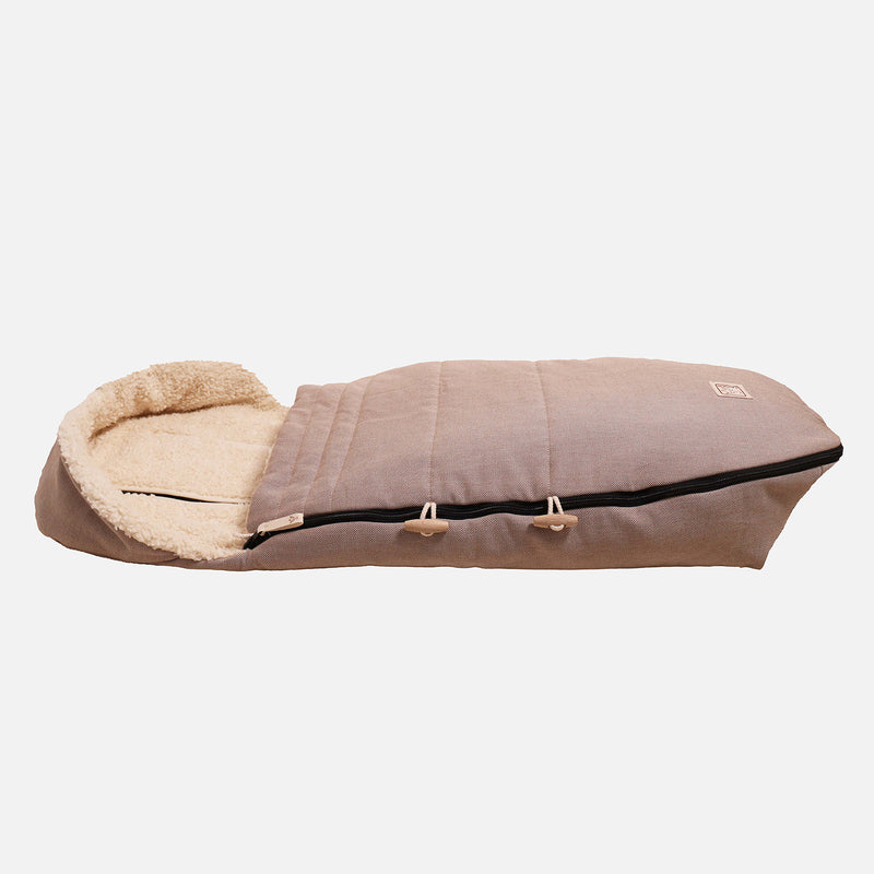 Cotton Footmuff - Brown/Nature