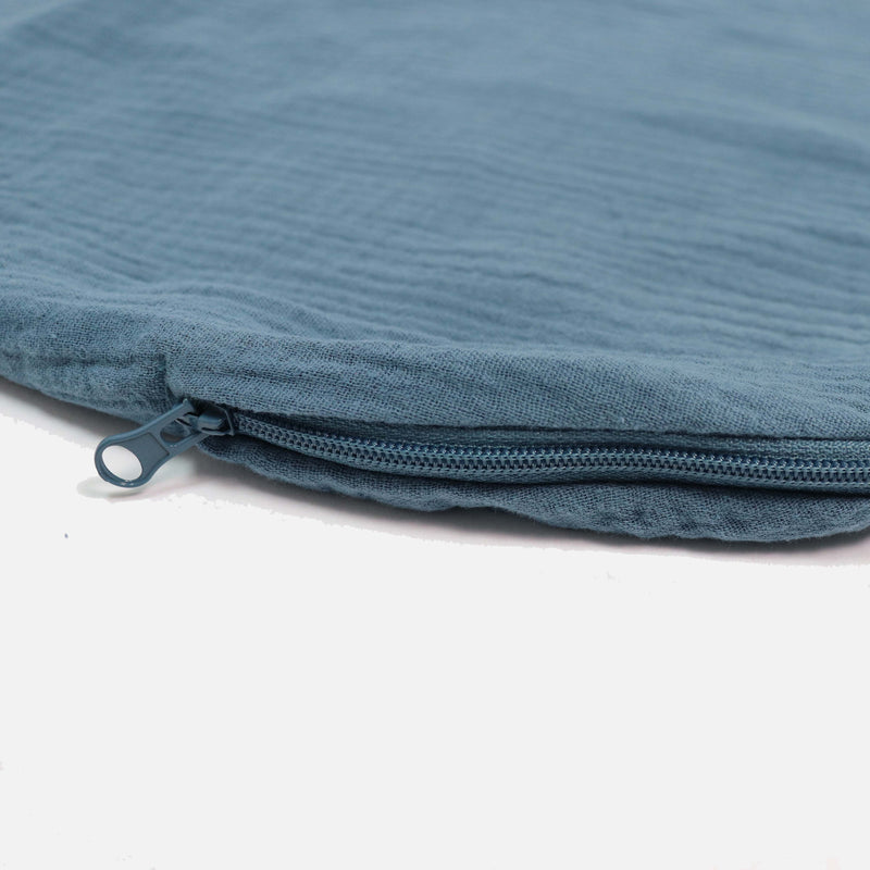 Cotton Muslin Levi Sleeping Bag - Agean Blue