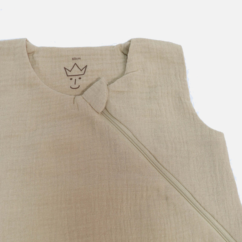 Cotton Muslin Levi Sleeping Bag - Latte