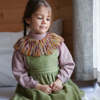 Merino Wool Cordelia Pinafore - Dried Moss
