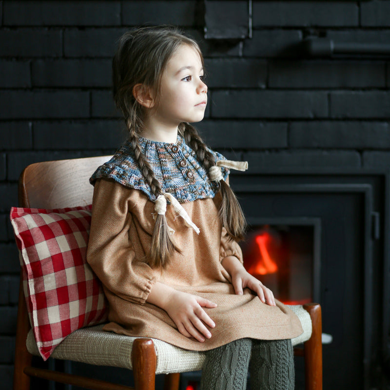 Merino Wool Sidra Dress - Chai Tea