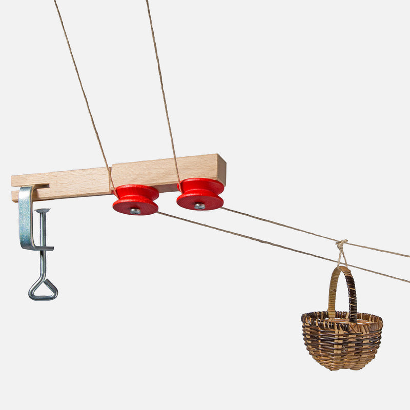 Wooden Basket Cable Car Corner Support