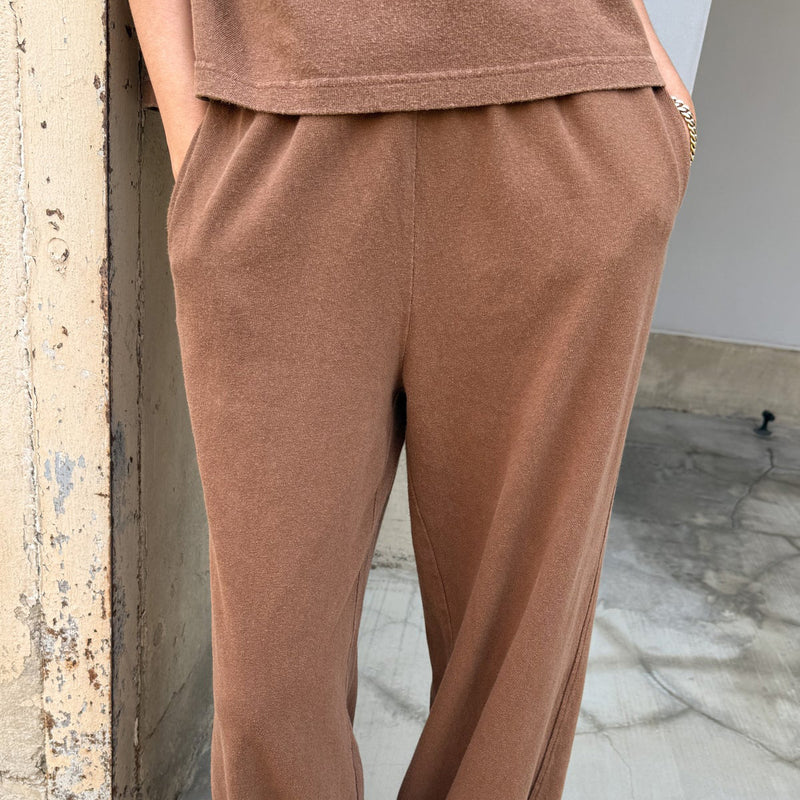 Women's Cotton Balloon Pants - Mud