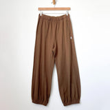 Women's Cotton Balloon Pants - Mud