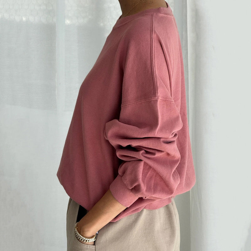 Women's Cotton Cali Sweater - Clay