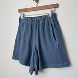 Women's Cotton Flared Basketball Shorts - Cornflower