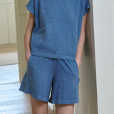 Women's Cotton Flared Basketball Shorts - Cornflower