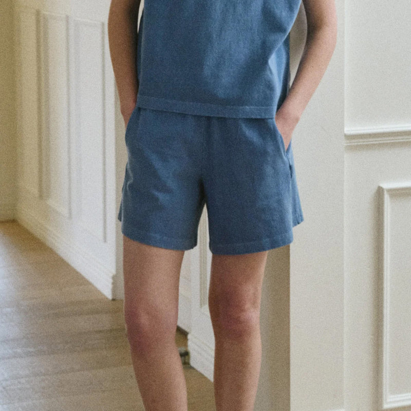 Women's Cotton Flared Basketball Shorts - Cornflower