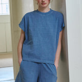 Women's Cotton Jeanne Tee - Cornflower