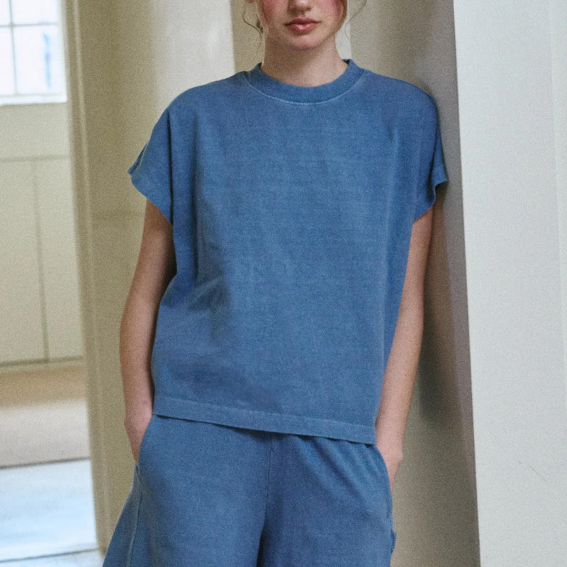 Women's Cotton Jeanne Tee - Cornflower