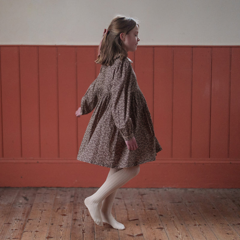 Cotton Agatha Dress - Bracken Floral